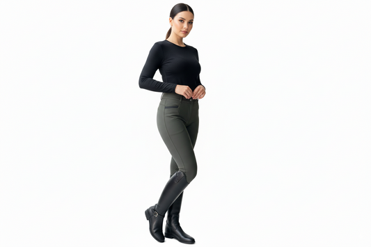 Pantalón De Montar Para Mujer – Breeches Ecuestres Con Tecnologia High Rise