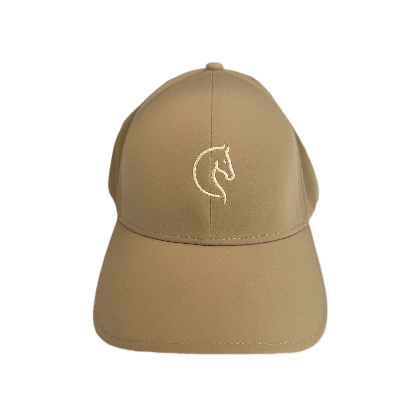 Gorra con bordado nude