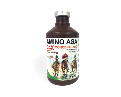 Aminoasa 34X - Antianémico, Energético, Multivitamínico, Rehidratante.