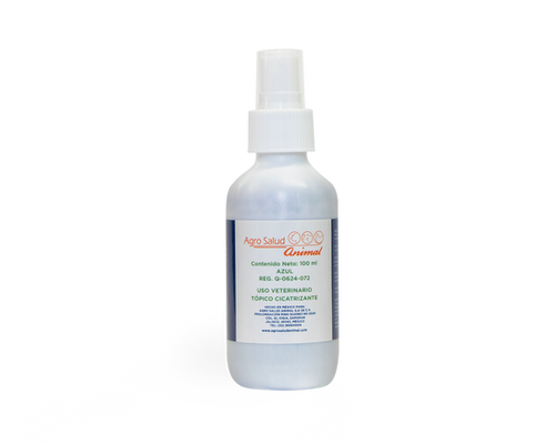 Azul 60 ml - Medicina Veterinaria Profesional para Porcinos, bovinos, aves, equinos, ovinos, caprinos, caninos y felinos.