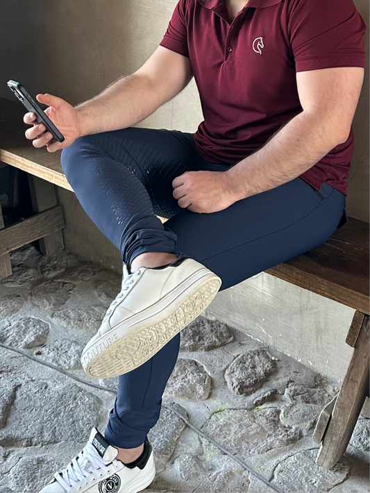 Playera Polo Burgundy