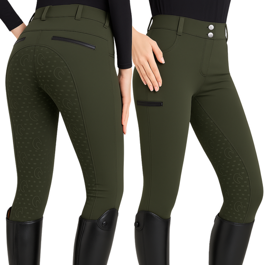 Pantalón De Montar Para Mujer – Breeches Ecuestres Con Tecnologia High Rise