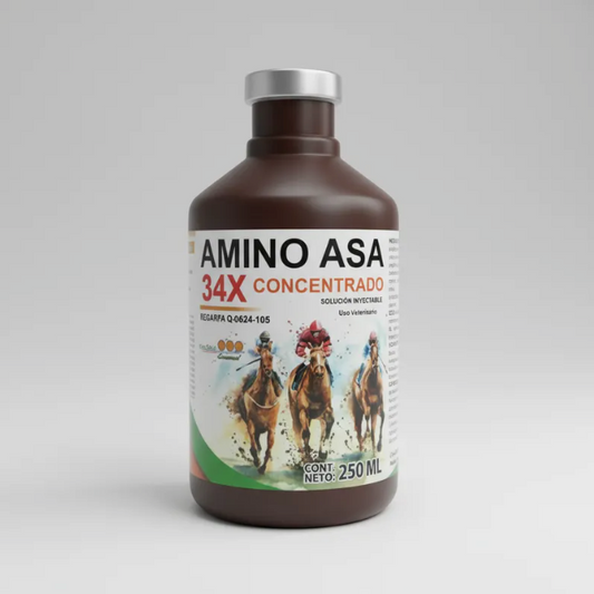 Aminoasa 34X -  Antianémico, Energético, Multivitamínico, Rehidratante.