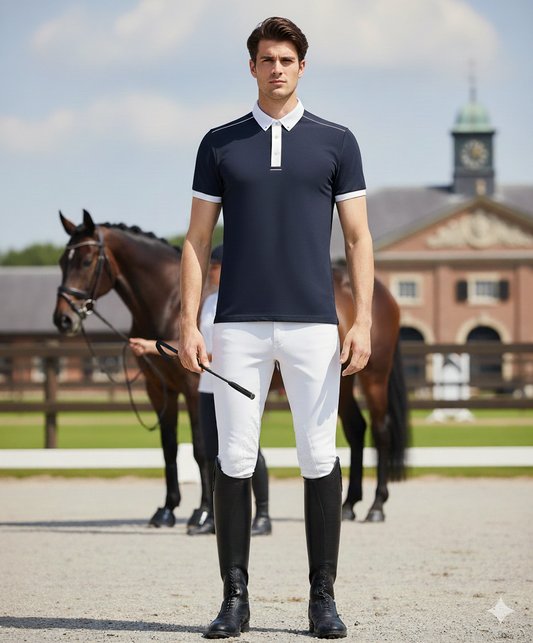 Playera Polo Ecuestre para Hombre