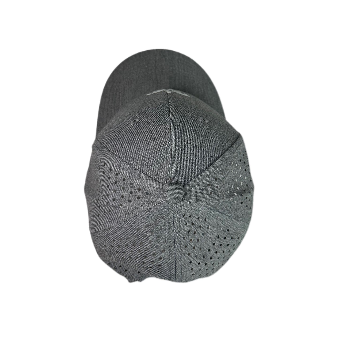 Gorra Gris con Estampado Ecuestre