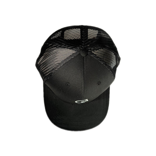 Gorra Trucker Bordado Blanco - vista lateral | Equinomex