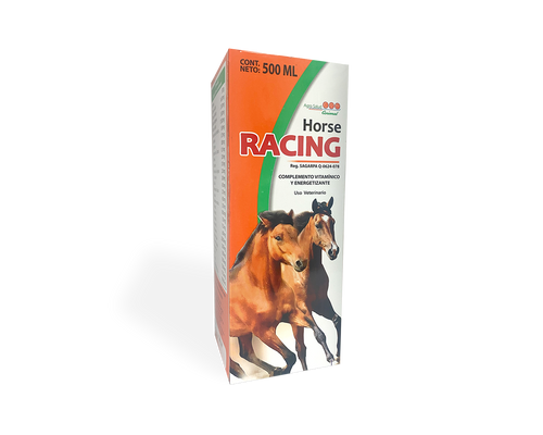 Horse Racing 500ml - Medicina Veterinaria Profesional para Equinos, bovinos, porcinos, ovinos, caprinos, caninos y felinos.