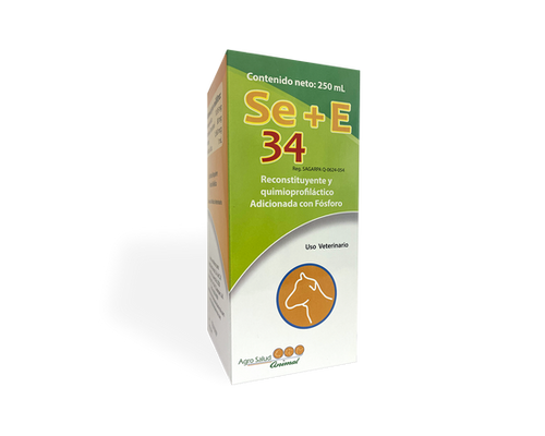 Se34+E 100ml - Medicina Veterinaria Profesional para Bovinos, cerdos, ovinos, caprinos y equinos.